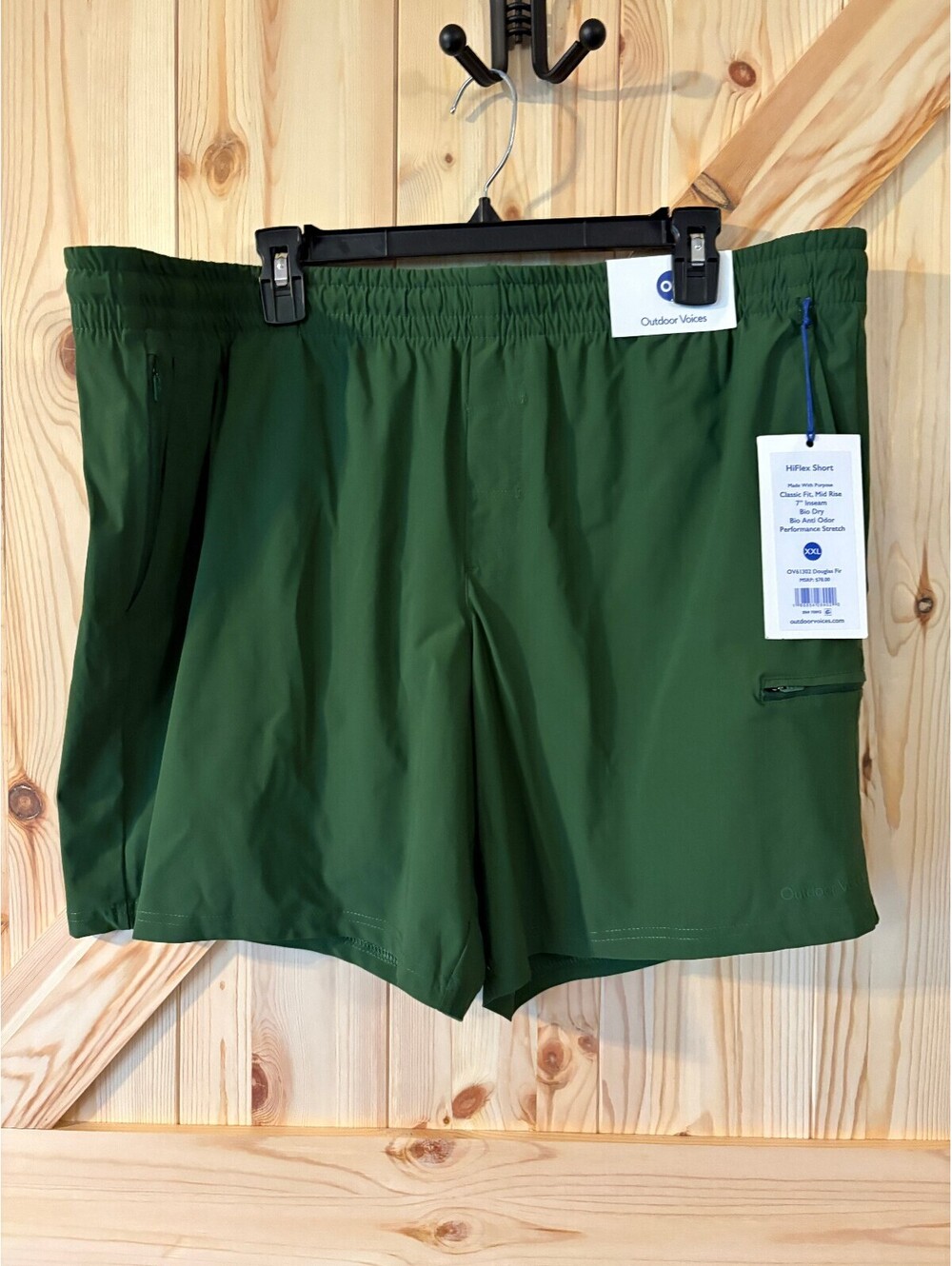 Outdoor Voices Men's Green Athletic Shorts XXL NWT